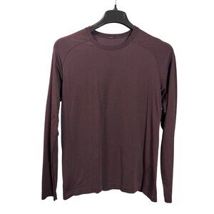 Lululemon Mens Lululemon Metal Vent Tech Long Sleeve 2.0 Size M Burgundy